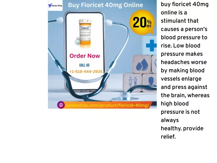 buy fioricet 40mg online is a stimulant that