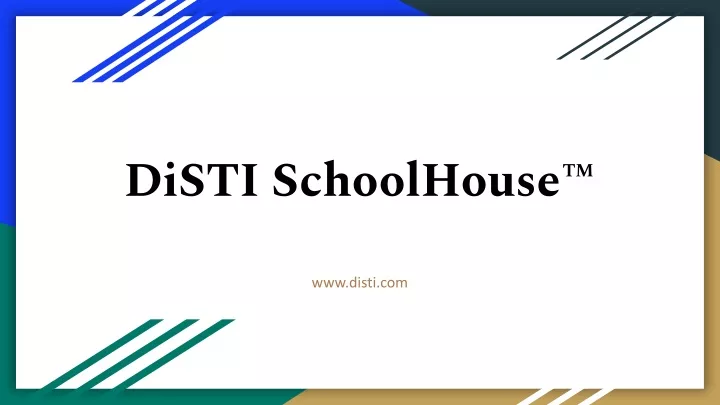 disti schoolhouse