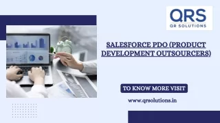 salesforce pdo product development outsourcers