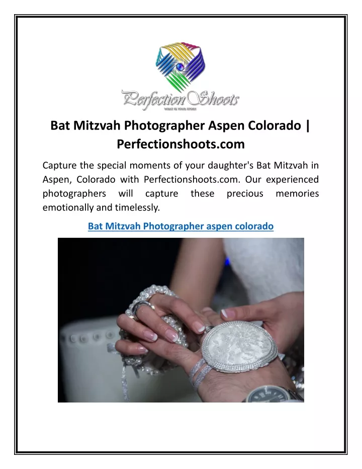 bat mitzvah photographer aspen colorado