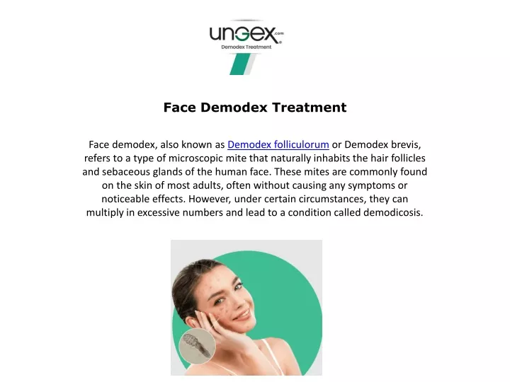 face demodex treatment