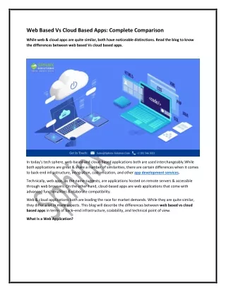 web based vs cloud based apps complete comparison
