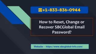 how to reset change or recover sbcglobal email password