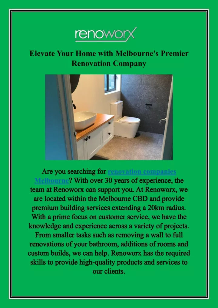 elevate your home with melbourne s premier
