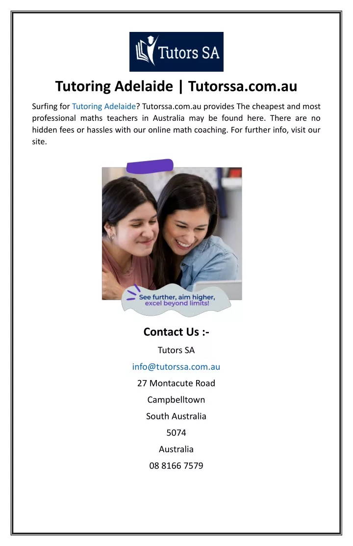 tutoring adelaide tutorssa com au