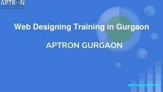 Web Designing Training in Gurgaon