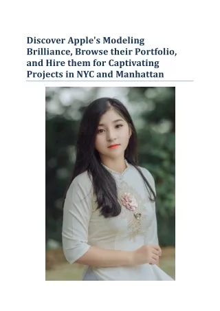 discover apple s modeling brilliance browse their
