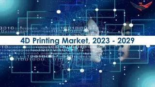 4d printing market 2023 2029