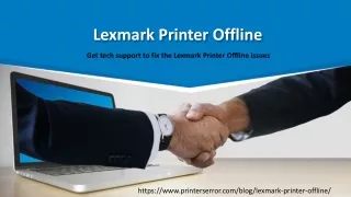 Get tech support to fix the Lexmark Printer Offline issues