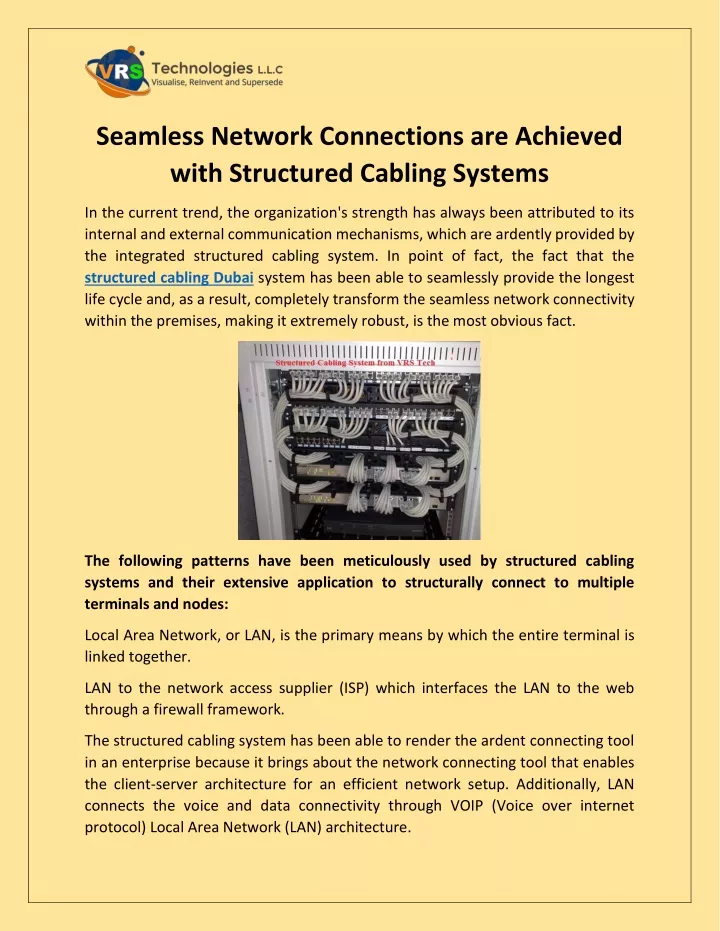seamless network connections are achieved with