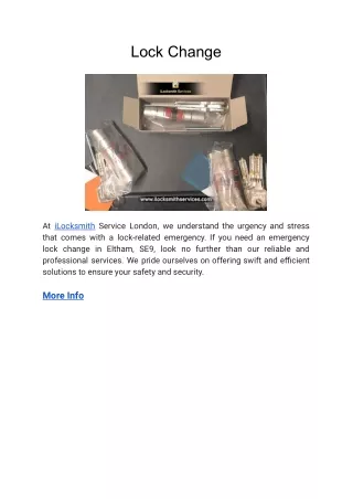 lock change