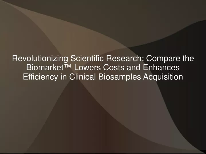 revolutionizing scientific research compare