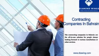 Contracting Companies In Bahrain