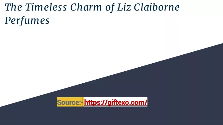 the timeless charm of liz claiborne perfumes