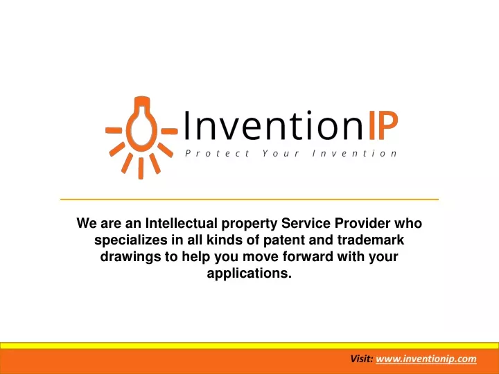 we are an intellectual property service provider