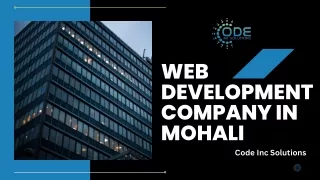 Web Development Company in Mohali - Code Inc Solutions