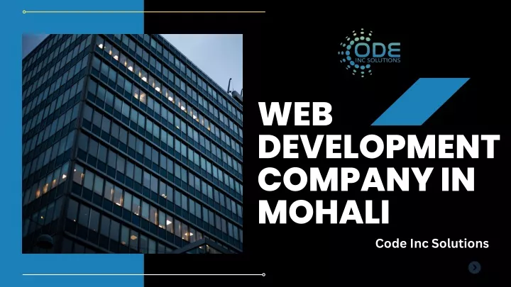 web development company in mohali code