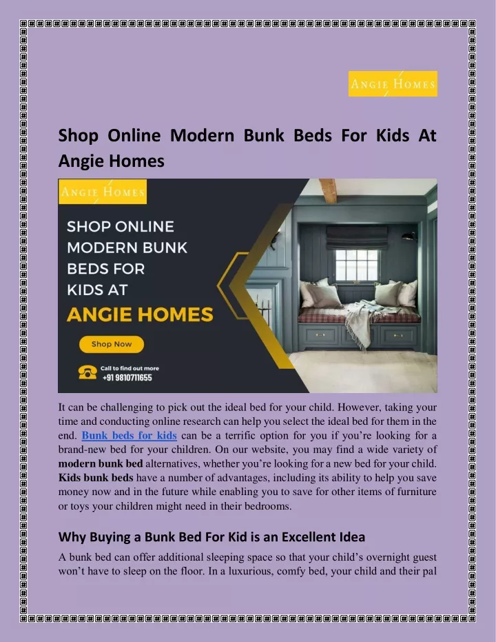 shop online modern bunk beds for kids at angie
