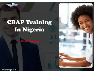 CBAP Training In Nigeria