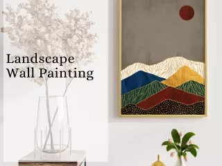 Landscape Wall Painting by Saaj Decor