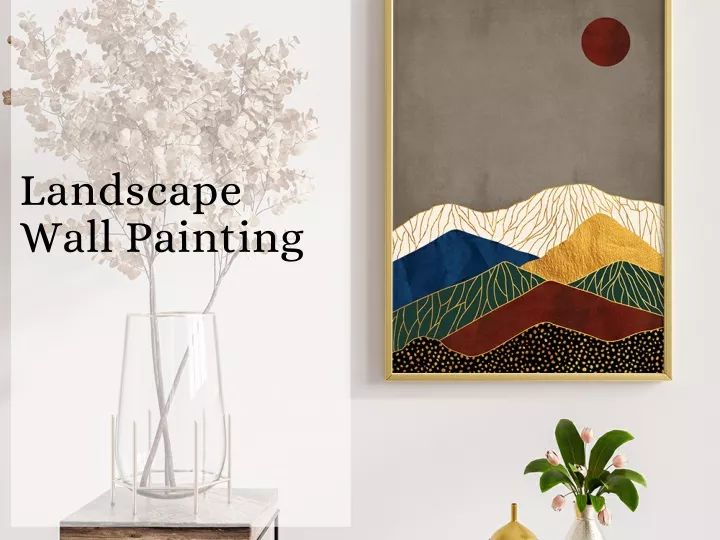 landscape wall painting