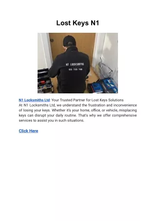 lost keys n1