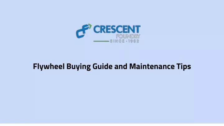 flywheel buying guide and maintenance tips