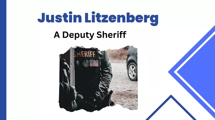 justin litzenberg a deputy sheriff
