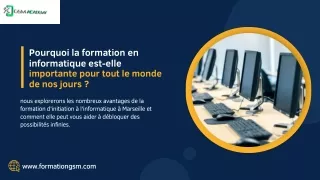 pourquoi la formation en informatique est elle