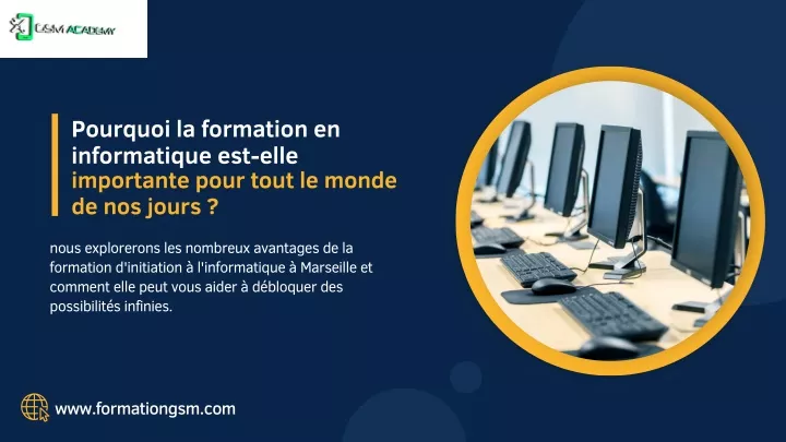 pourquoi la formation en informatique est elle