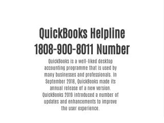 QuickBooks Pro Helpline Number ☎️ 1-808-900-8011 Helpline Number