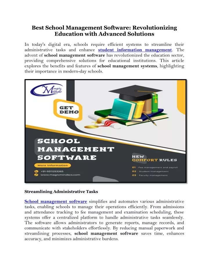 best school management software revolutionizing