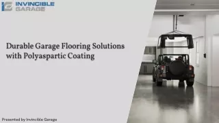 Durable Garage Flooring Solutions with Polyaspartic Coating