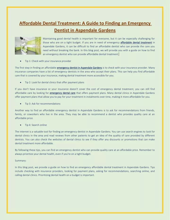 affordable dental treatment a guide to finding