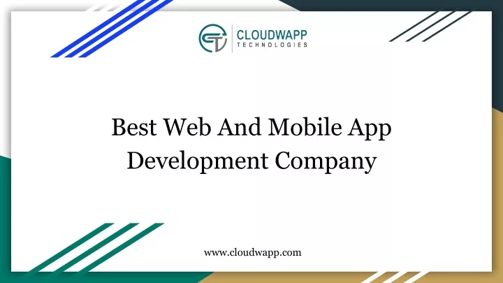 best web and mobile app development company