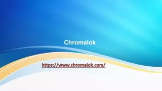 High-Performance Surfacing Adhesives for Various Applications - Chromalok