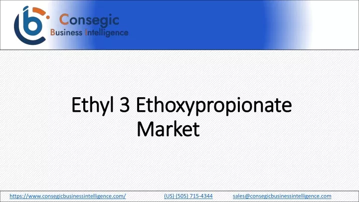 ethyl 3 ethoxypropionate market