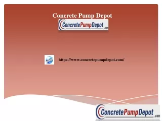 concrete pump depot