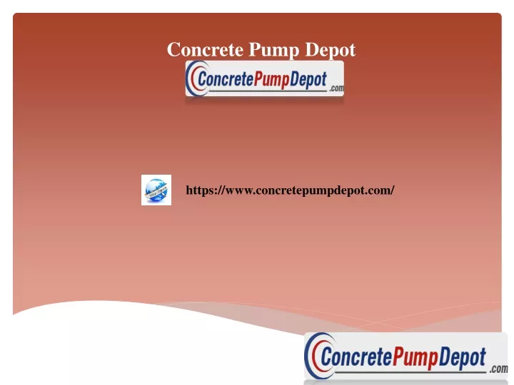 concrete pump depot