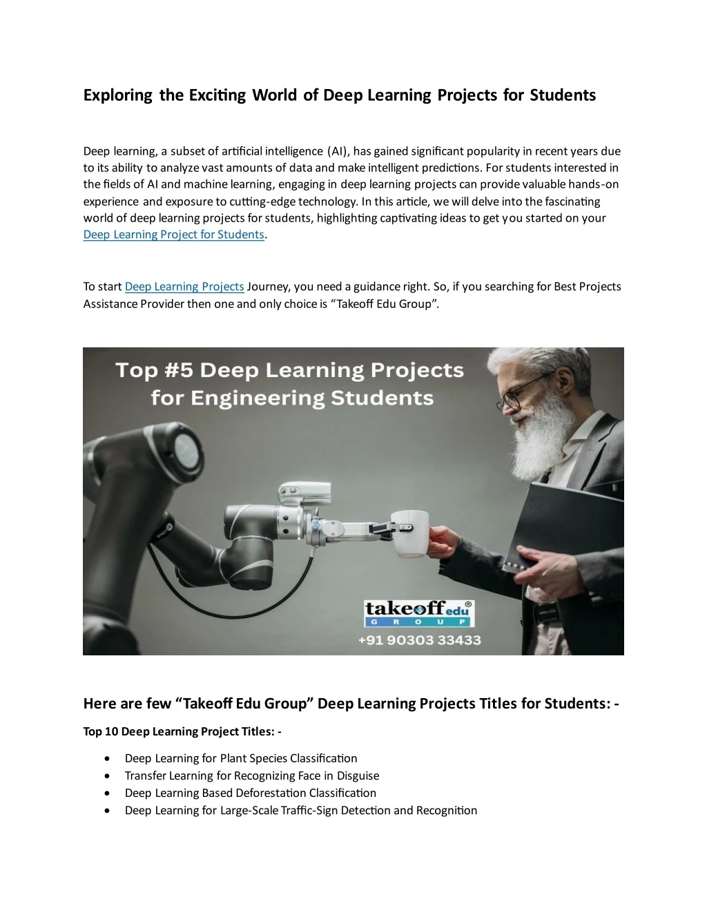 PPT - Trending Deep Learning Projects for Engineering Students ...