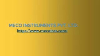 Reliable Digital Multimeters - MECO Instruments