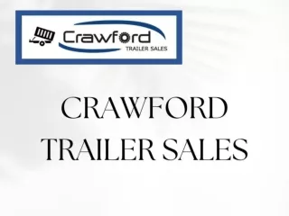 Trailers for sale in Massachusetts - Crawford Trailer Sales