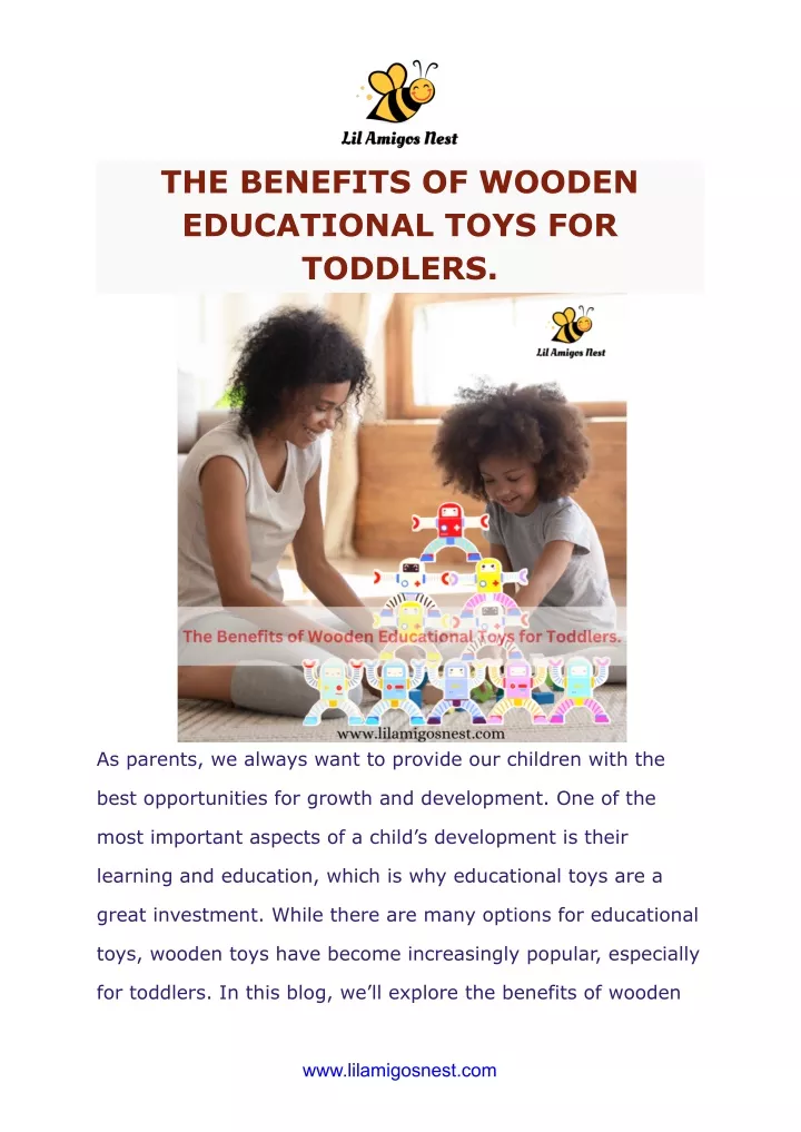 the benefits of wooden educational toys