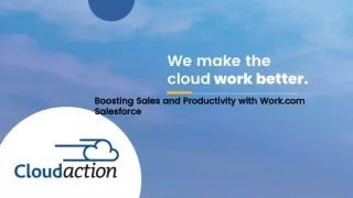 boosting sales and productivity with work
