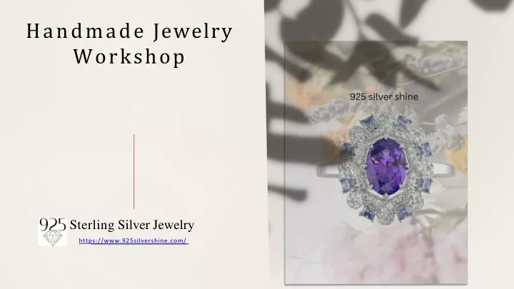 handmade jewelry workshop