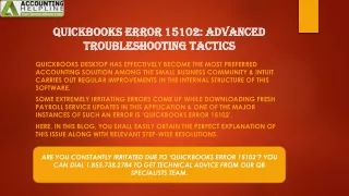 quickbooks error 15102 advanced troubleshooting tactics