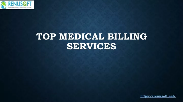 top medical billing services