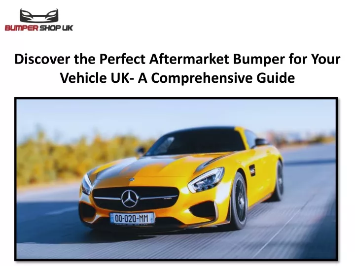 discover the perfect aftermarket bumper for your