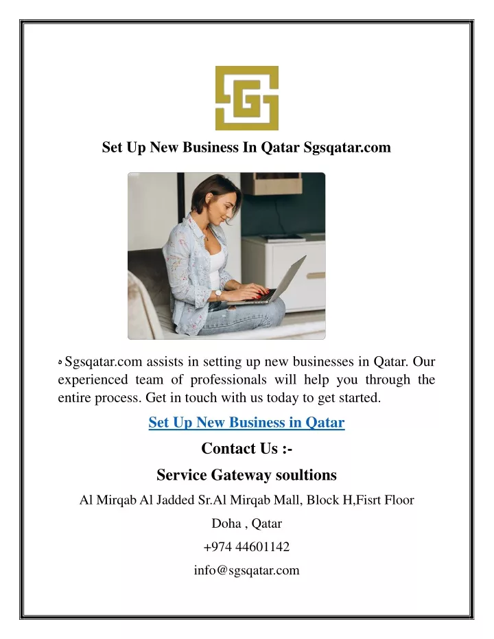 set up new business in qatar sgsqatar com