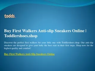 Buy First Walkers Anti-slip Sneakers Online  Toddlershoes.shop